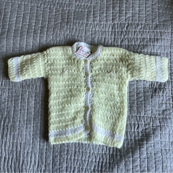 Nannette and Various Brands Vintage lot of two dresses sweater - Yellow and Pink - Picture 13 of 16